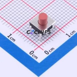 TS-1080D-A7B2-D2 Tactile Switch Through hole Component (THT) Switch Single Pole Single Throw Round Button 1.8N Through Hole - Product Image 1