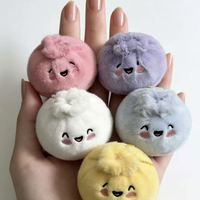 Jouet sensoriel en peluche mignon en forme de boulette, jouet de bureau extensible, simulation de boulette Kawaii, jouet anti-stress souple et compressible