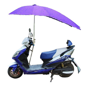 Sombrilla para Scooter Eléctrico, Protección UV, Plegable en Dos, Varilla de Aleación 210T, Recta - Product Image 1