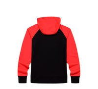 Vestes à capuche en tissu éponge français pour hommes grande taille en gros vêtements d'automne respirants avec fermeture à glissière