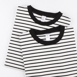 Camiseta de Manga Corta de Algodón 100% Estilo Hip Hop, Color Sólido, Tejido Combinado, Personalizada con Serigrafía, Unisex, Talla Grande, para Hombre - Product Image 1