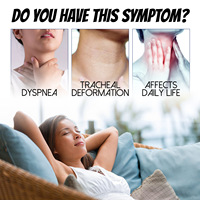 Patch naturel de drainage des ganglions thyroïdiens, 20 autocollants à base de plantes pour le soulagement des gonflements du cou et les soins lymphatiques