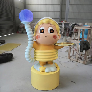 Figura de Resina de Fibra de Vidrio Personalizada, Estilo Antiguo Moderno, Personaje de Dibujos Animados, Muñeco Realista, Mascota, Pieza Decorativa para Exhibición en el Suelo - Product Image 5
