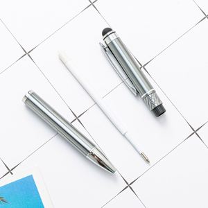 Fabrication professionnelle chinoise de stylos métalliques à écran tactile promotionnels avec stylet personnalisé - Product Image 4
