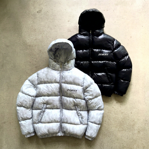 Veste d'hiver chaude en duvet pour homme, design de mode personnalisé, veste zippée de haute qualité, veste gonflée en duvet moelleux - Product Image 1