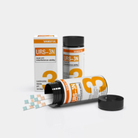 Bandes de test UTI et bandelettes urinaires personnalisées pour le test des nitrites, du pH et des leucocytes, certifiées CE ISO, URS-3N