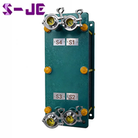 Échangeur de chaleur à plaques semi-soudées DN30, plaques SS304 M3, certifié CE, économie d'énergie, transfert de chaleur élevé, surface de 1 m², 0,6 MPa