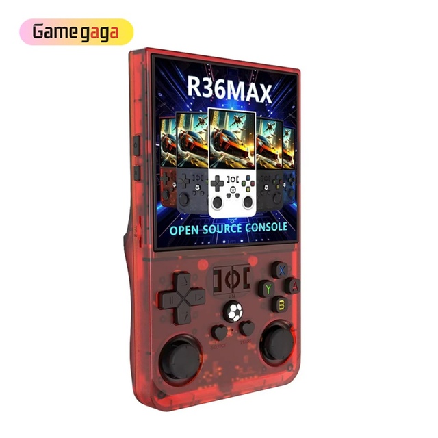 R36 Max Handheld Game Console 4 Inch Screen 64G Wi-Fi 15000 Games Portable Linux OS 4000mAh Battery 1GB RAM Mali-G31MP2 GPU