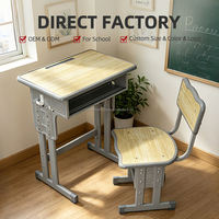 Bureau et chaise d'apprentissage ergonomiques modernes et abordables pour enfants