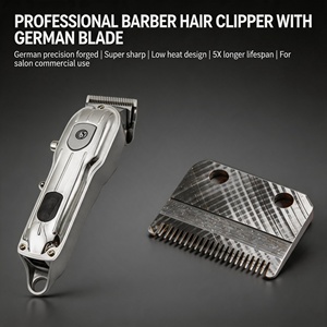 Cortadora de Pelo Eléctrica Profesional Premium Recargable Inalámbrica con Cuchilla de Acero y Aleación de Aluminio, USB, para Hogar y Barbería - Product Image 4