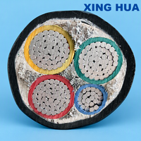 Câble électrique XLPE isolé 0,6/1 kV, gaine PVC, câble d'alimentation blindé LV, câble conducteur en aluminium ou cuivre à 3, 4 ou 5 conducteurs