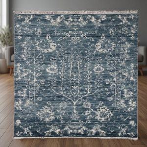 SK NOOR SONS PRESENTS PET FRIENDLY HANDMADE WOOL SILK RUGS LOW PILE for PRAYER & LIVING ROOM - Product Image 3