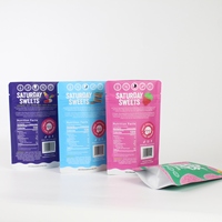 Op maat gemaakte LOGO bedrukte voedselverpakking gedroogd fruit snack Doypack aluminiumfolie plastic geurdicht ziplock staande pouch Mylar zak