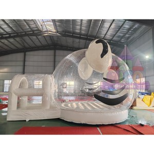 Casa de Burbujas Inflable de PVC de Grado Comercial Csatle de 0.55 mm para Niños, Fiestas al Aire Libre, Parques de Diversiones, <span class=keywords><strong>Juegos</strong></span> Comerciales en el Patio Trasero - Product Image 2