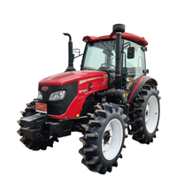 Tracteur agricole d'occasion YTO 4x4 de 3 tonnes, 120 CV, Euro IV, modèle MY1204-9 G4 de Dongfanghong (Chine), avec équipement agricole