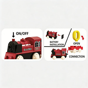 Jouet de train à numéros fonctionnant sur piles JY avec blocs numériques colorés pour les enfants, jeu éducatif précoce - Product Image 4