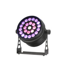 Luz de escenario 19 12W RGBW Par 3 con efecto de anillo 4 en 1, 25 IP33, control DMX para DJ/clubes/bodas/teatro/fiestas/bares/discotecas