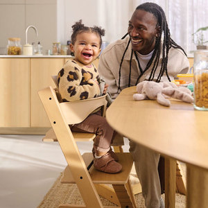 Kursi Makan tinggi <span class=keywords><strong>Convertible</strong></span> untuk anak makan, furnitur taman kanak-kanak kayu kokoh aktivitas prasekolah montesori - Product Image 2