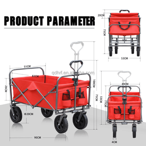 รถเข็นอเนกประสงค์แบบพับได้ 3 in 1 ยี่ห้อ Sports Double Decker <span class=keywords><strong>Radio</strong></span> Red <span class=keywords><strong>Flyer</strong></span> โครงเหล็กกล้าไร้สนิม พร้อมหลังคา - Product Image 4