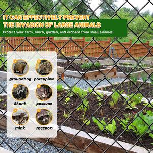 Kit de puerta de valla de eslabones de cadena moderna de alta resistencia, accesorios de enrejado de calidad antioxidante ajustable para refuerzo de jardín doméstico - Product Image 5