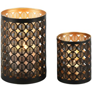 Porte-bougie en fer au design personnalisé avec motif unique pour la décoration de mariage, la planification d'événements et les fêtes, disponible au meilleur prix - Product Image 1