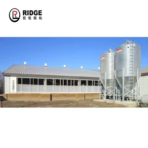 2024 RIDGE Storage Shed Building Metal Shed And Storage Warehouse building steel structure Sheds For Poultry Farm