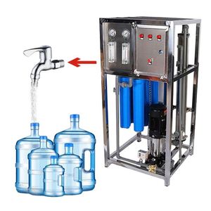 ระบบกรองน้ำแบบออสโมซิสย้อนกลับ พร้อมปั๊ม PLC  วัสดุเหล็ก FRP สำหรับบำบัดน้ำ  ความจุ 250 ลิตร/ชั่วโมง รับประกัน 1 ปี สำหรับการกรอง - Product Image 3