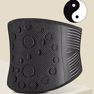 Cinturón de Soporte <span class=keywords><strong>Lumbar</strong></span> Transpirable para Corrección de Postura con Terapia Magnética Autocalentable, Faja Reductora de Cintura Ajustable para Uso Diario - Product Image 1