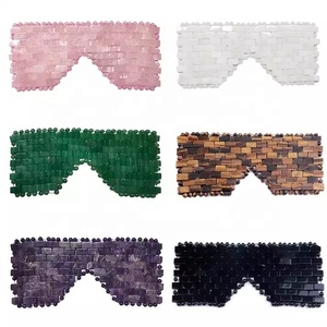 Maschera per Occhi in Pietra Naturale Intrecciata a Mano per Terapia Fredda, Sollievo da Occhiaie e Gonfiore, Massaggio Facciale e Benessere per il Sonno - Product Image 6