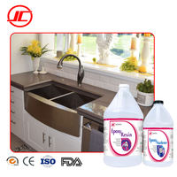 Résine époxy transparente créative DIY AB pour revêtement de comptoir/bar/comptoir en marbre de cuisine