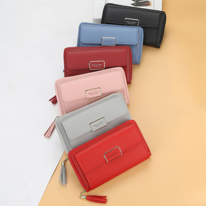 Baellerry 2019 Nuovo Stile Donne di Modo Del Raccoglitore Della Frizione Lunga Bifold Della Signora Sottile Della <span class=keywords><strong>Borsa</strong></span> DELL'UNITÀ di ELABORAZIONE del Supporto di Carta di Credito In Pelle Sacchetti di Spalla - Product Image 2