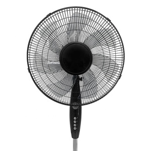 Vente en gros 18 pouces ventilateur sur pied 7 pales 3 vitesses ventilateur électrique noir ménage ventilateur sur pied mécanique - Product Image 3