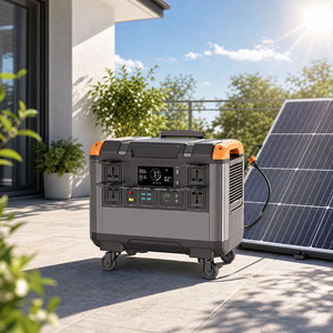 Station d'alimentation portable de secours 3000W, générateur solaire à onde sinusoïdale pure pour usage domestique, batterie lithium-ion - Product Image 2