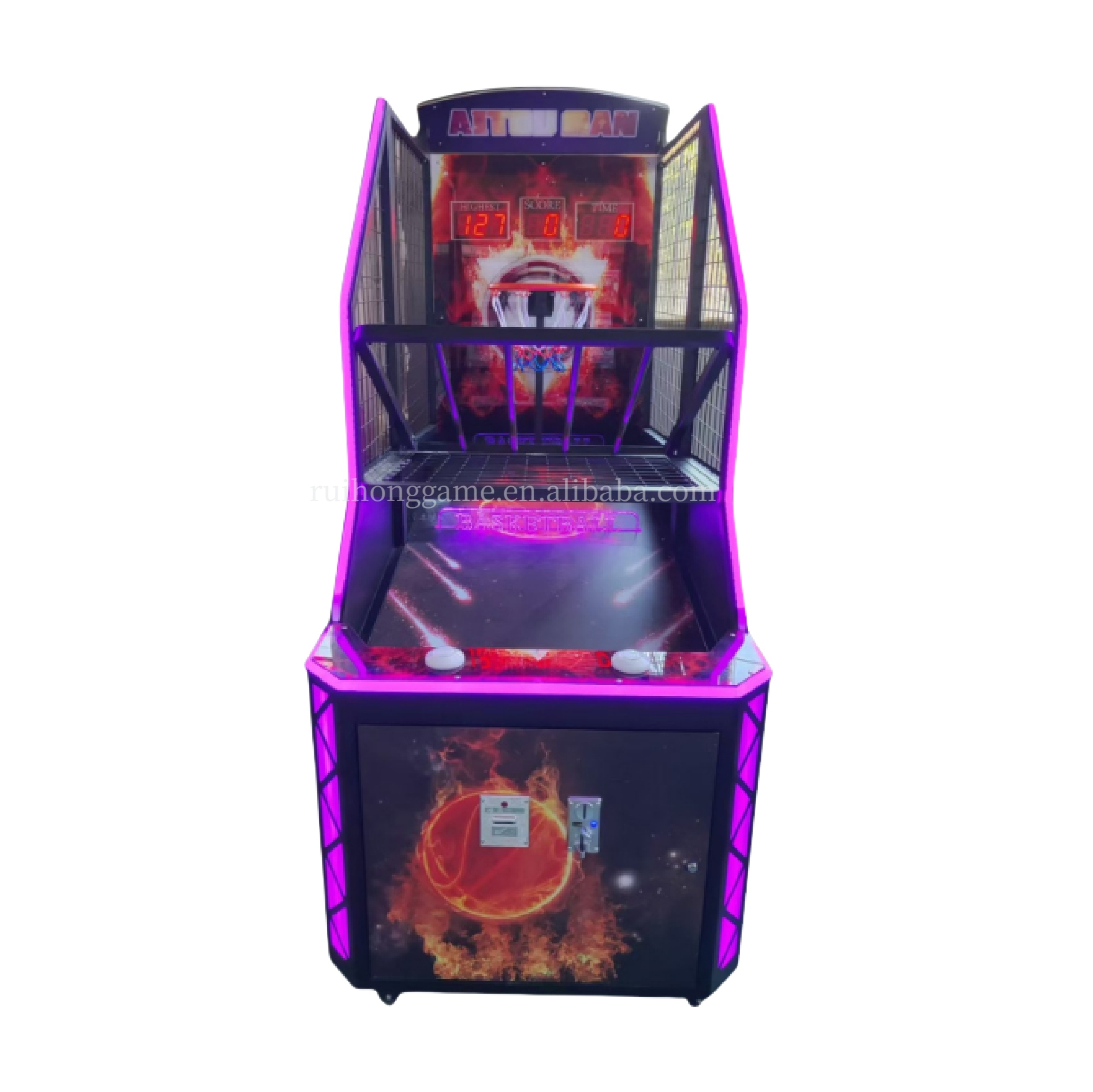 Coin-operated Sport Games Basketball Arcade Machine Basketball Shooting Game Machine