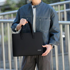 New Shoulder Strap for Brands Genuine Leather Business Crossbody Large <b>Computer</b> Conference Laptop Briefcase <b>Bag</b>. - Product Image 5