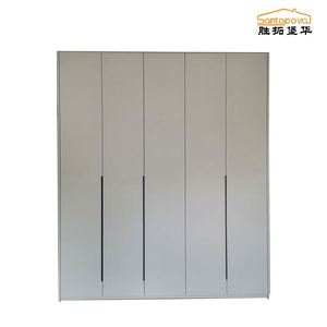 Santopova Fournisseur d'usine Prix d'usine Design moderne de placard sur mesure en contreplaqué MDF de luxe Armoire de chambre à coucher haut de gamme - Product Image 4