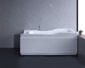 Jardín europeo al aire libre Smart Spa con chorros coloridos bañera de hidromasaje de madera para 2 3 personas Jacozzi Hottub funcional - Product Image 2