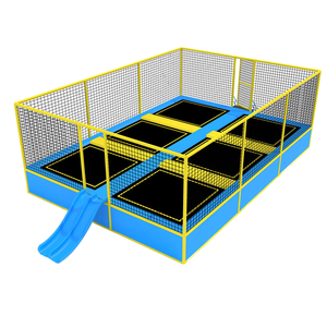 Vente flash - Trampoline extérieur pour adultes Starsky modèle A6 personnalisé <span class=keywords><strong>et</strong></span> coloré avec filet de protection, matériau PVC sûr, doux <span class=keywords><strong>et</strong></span> écologique pour les garçons - Product Image 1