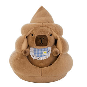 Peluche drôle en forme de caca de capybara, jouet en peluche mignon et kawaii pour enfants, filles et garçons, cadeau original, coussin doux et moelleux à câliner - Product Image 6