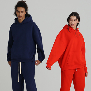 Sudadera con Capucha Holgada de Forro Polar, Estilo Urbano, Gruesa, Oversize, Unisex, Ecológica, Cortavientos, para Invierno - Product Image 2