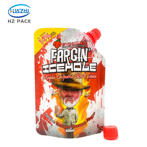 Sacs de buse en plastique de pochette à <span class=keywords><strong>bec</strong></span> debout de qualité alimentaire imprimés sur mesure OEM pour l'emballage de l'<span class=keywords><strong>huile</strong></span> de cuisson et de la sauce à jus - Product Image 6