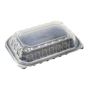 Contenitore per Alimenti Minimalista StorageWise 9 X 9 Pollici in Polipropilene Trasparente e Nero con Coperchio, Adatto al Microonde per Picnic all'Aperto - Product Image 1