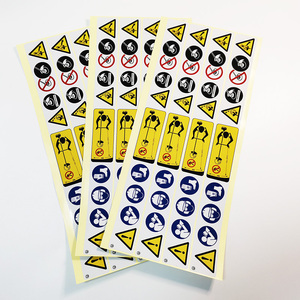 Pegatinas <span class=keywords><strong>de</strong></span> etiquetas <span class=keywords><strong>de</strong></span> advertencia <span class=keywords><strong>de</strong></span> <span class=keywords><strong>construcción</strong></span> Pegatinas <span class=keywords><strong>de</strong></span> <span class=keywords><strong>señales</strong></span> peligrosas para pegatina prohibida al aire libre - Product Image 2