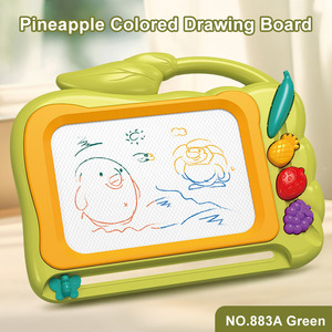 Giocattolo Magnetico Unisex a Forma di <span class=keywords><strong>Ananas</strong></span> Colorato per <span class=keywords><strong>Disegno</strong></span>, Lavagna Magnetica per Bambini, Set Regalo Fai-da-Te - Product Image 2