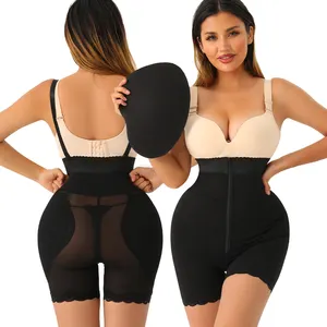 Butt Lifter gepolsterte Shape wear für Frauen, hohe Taille Hüfte Enhancer Pads, Unterwäsche, Bauch Kontrolle Panty