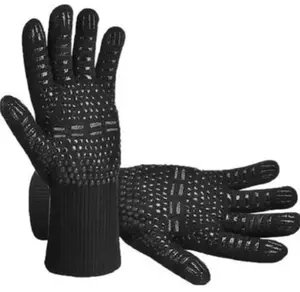 Sturdyarmor Odm Gants Barbecue Hete Verkoop Hittebestendige Keuken Oven Wanten Professionele Lange Manchet Koken Siliconen Bbq Handschoenen