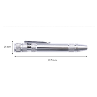 Ensemble de tournevis en alliage d'aluminium avec logo personnalisé 8 en 1, outil multifonction de précision magnétique de poche avec 8 embouts CR-V