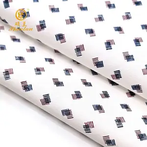 wholesale pure cotton 40*40 110*70 63/67/69 110gsm printed fabric for shirt