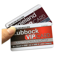 Carte de membre VIP en PVC avec impression offset personnalisée, carte professionnelle en plastique OEM avec surface de lamination filmée