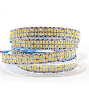 12V 15mm 480leds/m Smd 2835 <span class=keywords><strong>Led</strong></span> şerit açık mavi yapıştırıcı çift sıralı <span class=keywords><strong>LED</strong></span> şerit ticari iç aydınlatma için - Product Image 1